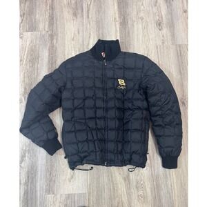Vintage Chase Authentics Dale Earnhardt Jr #8 Down Puffer Jacket Black LG NASCAR